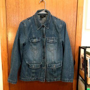 Style & Co. Denim Cargo Jacket